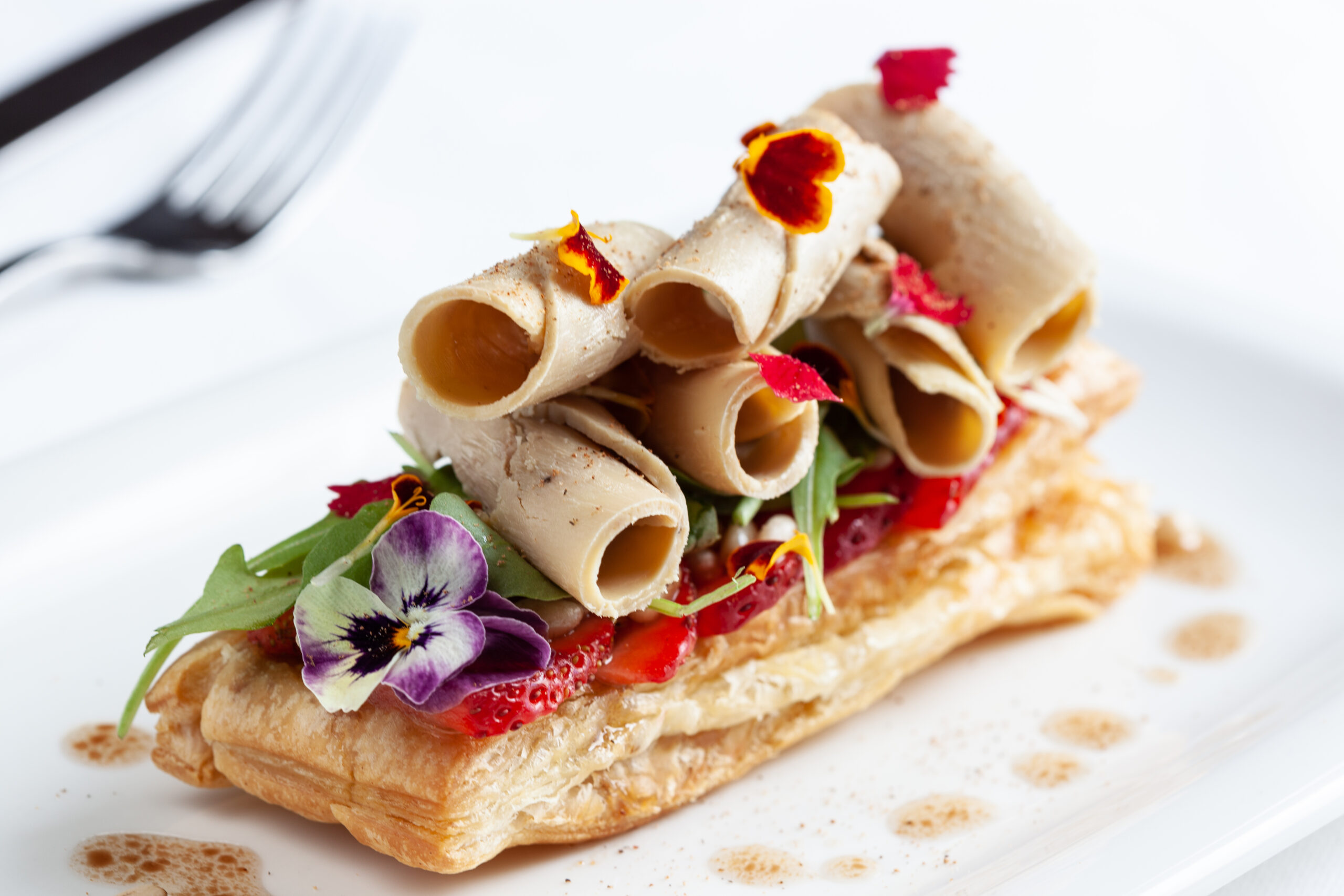 Coca de foie de Aflamas Restaurant